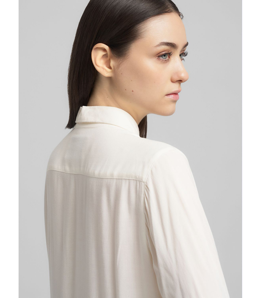 ストレートフィットロングシャツ 詳細画像 オフホワイト 7